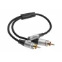 celexon adaptador de áudio Professional 2x RCA para jack estéreo M/F