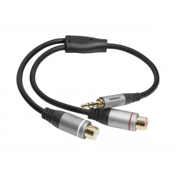 celexon adaptador de áudio Professional jack estéreo para 2x RCA M/F