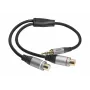 celexon adaptador de áudio Professional jack estéreo para 2x RCA M/F