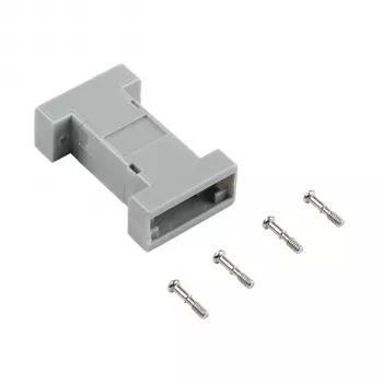 EFB Elektronik caixa de plástico vazia 09-09 polos, cinzento