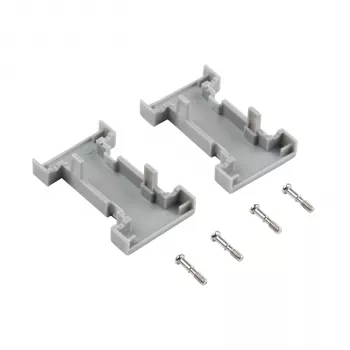 EFB Elektronik caixa de plástico vazia 09-09 polos, cinzento