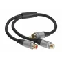 Adaptador de áudio celexon RCA para 2x M/F, Professional Line