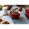 Staub Ceramique conjunto de taças 0,4 L redondas cerâmica vermelho 4 unid.