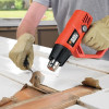 Pistola de ar quente Black+Decker KX2001K, 2000 W, 50–450 °C / 90–600 °C
