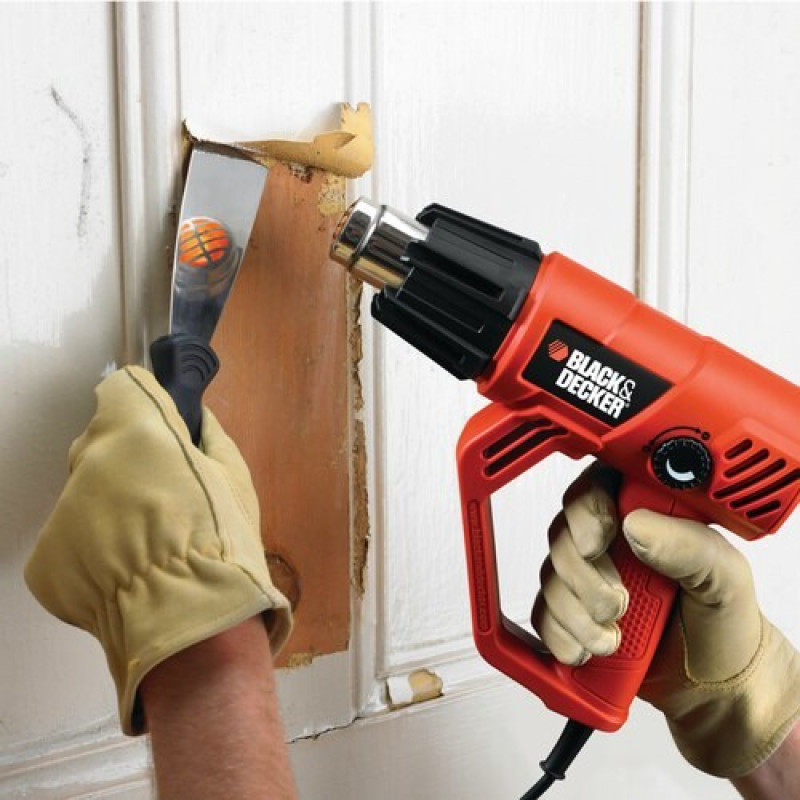 Pistola de ar quente Black+Decker KX2001K, 2000 W, 50–450 °C / 90–600 °C