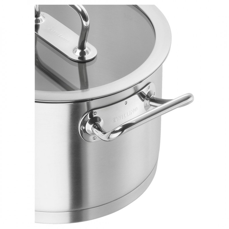 ZWILLING Pro panela redonda de 3,5 L prateada