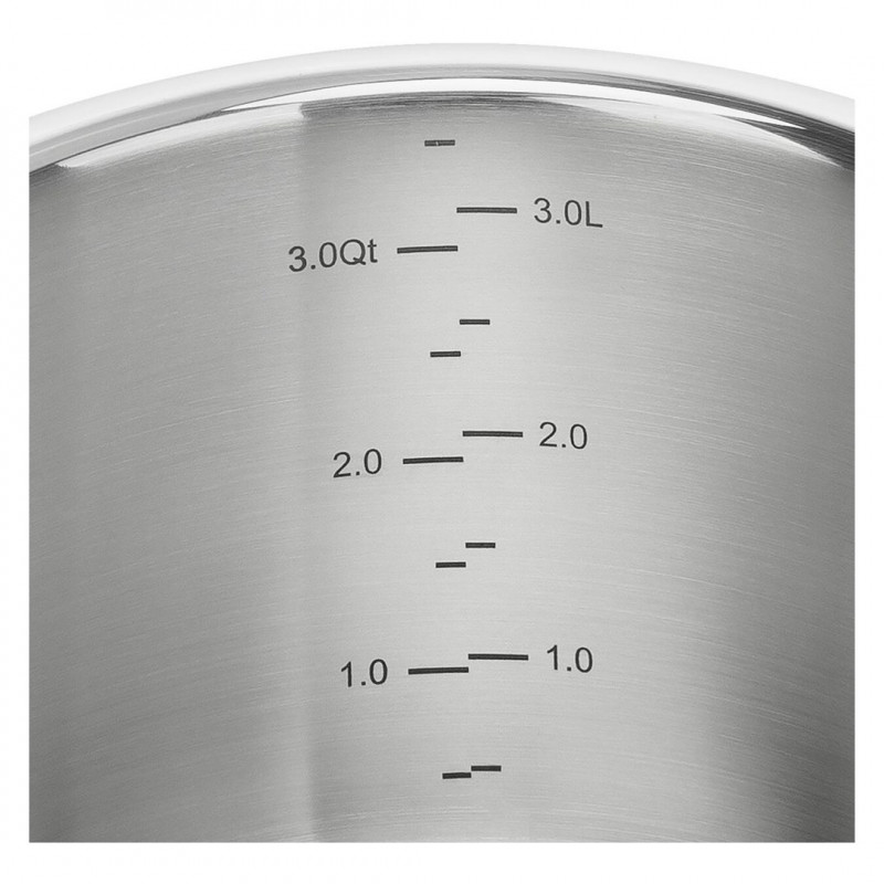ZWILLING Pro panela redonda de 3,5 L prateada