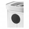 Recipientes retangulares ZWILLING 1026082 para alimentos, 5,4 l, transparente/branco, 5 unid.