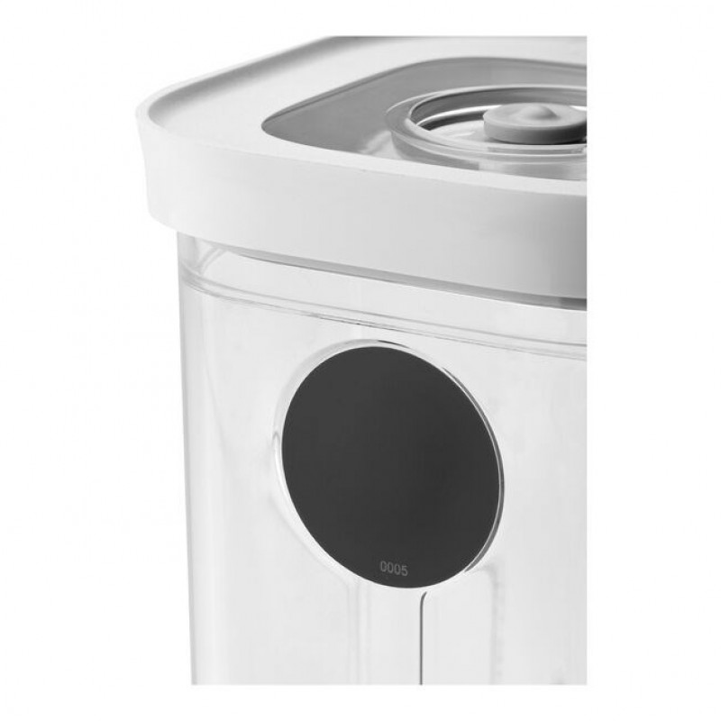 Recipientes retangulares ZWILLING 1026082 para alimentos, 5,4 l, transparente/branco, 5 unid.
