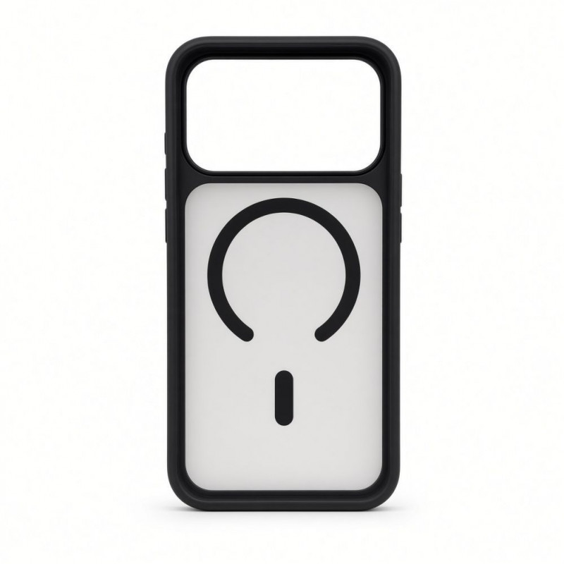 Capa MagSafe 2 em 1 Evelatus Silver-Shield Skin Feel para Apple iPhone 18 Pro Max, preto