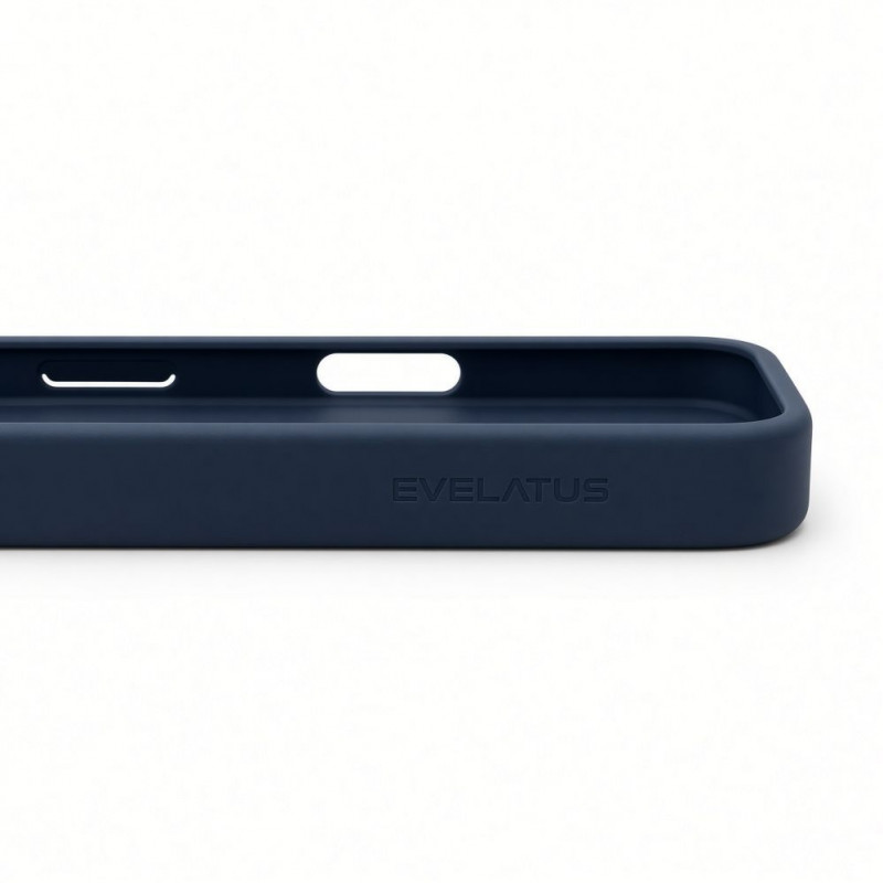 Capa MagSafe 2 em 1 Evelatus Silver-Shield Skin Feel para Apple iPhone 18 Pro Max, azul-marinho