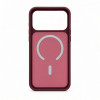 Capa MagSafe 2 em 1 Evelatus Silver-Shield Skin Feel para Apple iPhone 18 Pro Max, bordeaux