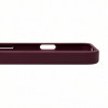 Capa MagSafe 2 em 1 Evelatus Silver-Shield Skin Feel para Apple iPhone 18 Pro Max, bordeaux