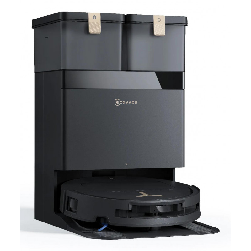 Aspirador robô Ecovacs Deebot T50 Pro Omni Gen3, preto