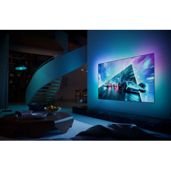TV Philips 65OLED761/12 65 polegadas (164 cm) 4K UHD, Ambilight 3 lados, 120 Hz, preto