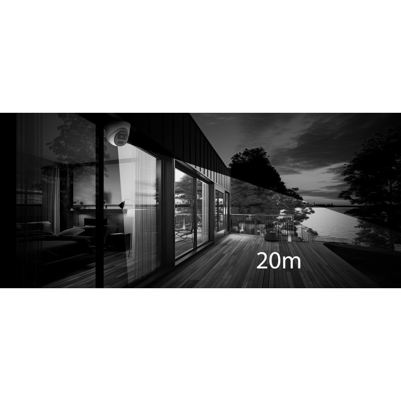Câmara IP Hilook IPC-T241H-C Dome 4MP 2,8mm IR20m