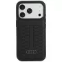 Capa MagSafe Audi em pele para iPhone 18 Pro / 17 Pro, preta