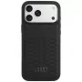 Capa MagSafe Audi em pele para iPhone 18 Pro Max / 17 Pro Max, preta