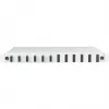 Caixa de fusão EFB Elektronik extensível SC 50/125 µm OM3, 12 pigtails, 6 acopladores