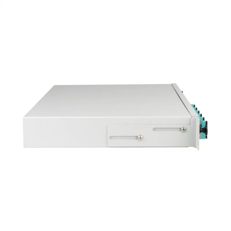 Caixa de fusão EFB Elektronik extensível SC 50/125 µm OM3, 12 pigtails, 6 acopladores