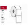 Etiquetas térmicas diretas Capture CA-LB3006, permanentes, 100 x 150 mm, brancas, rolo