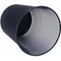 Cesto de papéis WEDO Office em rede metálica, 18 l, redondo, preto, altura 350 mm