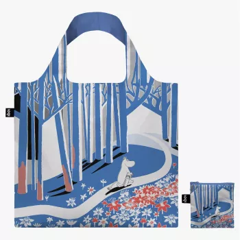 LOQI Moomin saco – Blue Forest