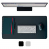 Leitz tapete de secretária, 700 x 360 mm, couro reciclado, liso, cinzento-escuro (5385-00-89)