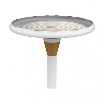 UNiLUX candeeiro de pé 44,6 W branco/bambu