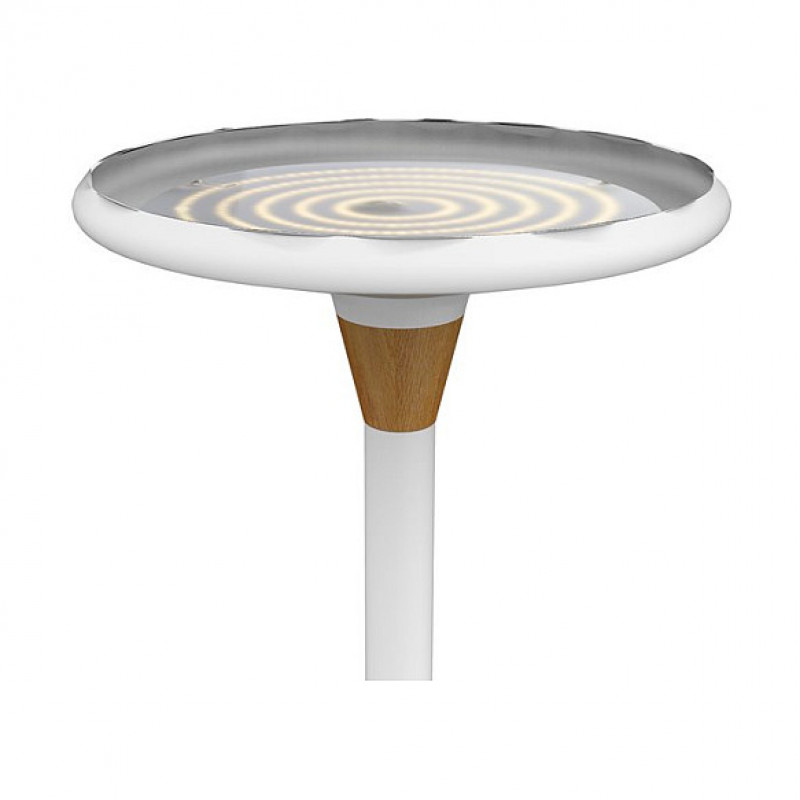 UNiLUX candeeiro de pé 44,6 W branco/bambu