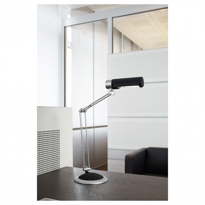 MAUL MAULoffice candeeiro de secretária LED, 9,5 W, prateado