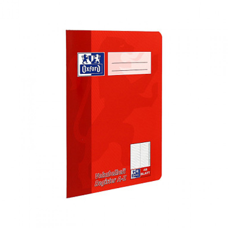 Caderno de vocabulário OXFORD DIN A5, pautado, 48 folhas