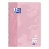 Bloco de apontamentos Oxford Touch Pastel, DIN A4+, pautado (pauta 27), 80 folhas, Optik Paper, 4 furos