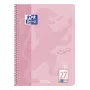 Bloco de apontamentos Oxford Touch Pastel, DIN A4+, pautado (pauta 27), 80 folhas, Optik Paper, 4 furos