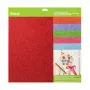 Amostra de cartão com glitter Cricut 30 x 30 cm, 10 folhas, Brights (P)