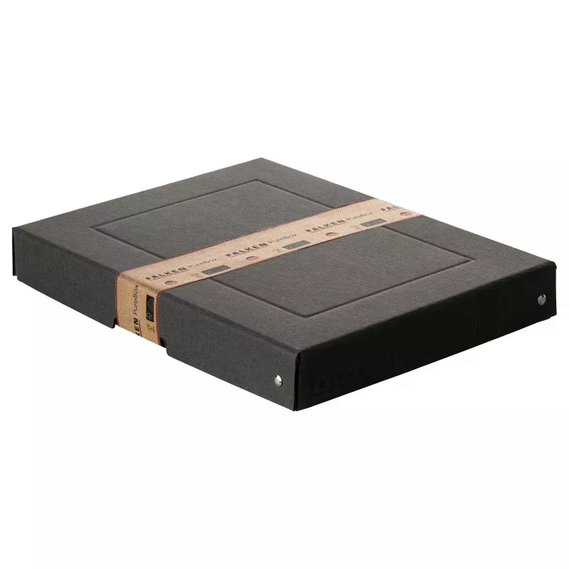 Caixa de armazenamento FALKEN PURE 500 folhas, 24 x 32 x 4 cm, preta