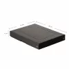 Caixa de armazenamento FALKEN PURE 500 folhas, 24 x 32 x 4 cm, preta