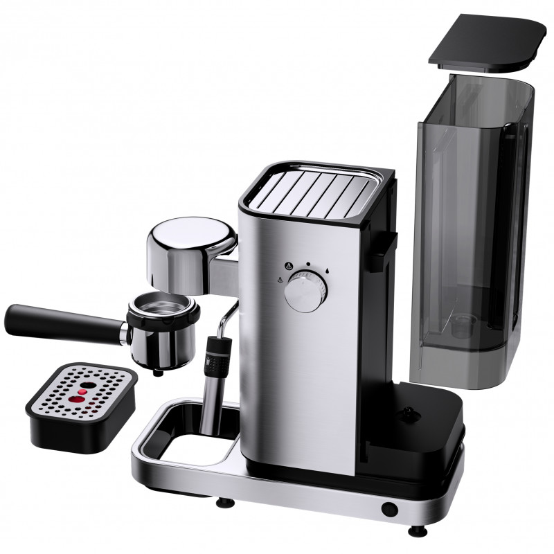 Máquina de café expresso com filtro WMF Lumero, Cromargan