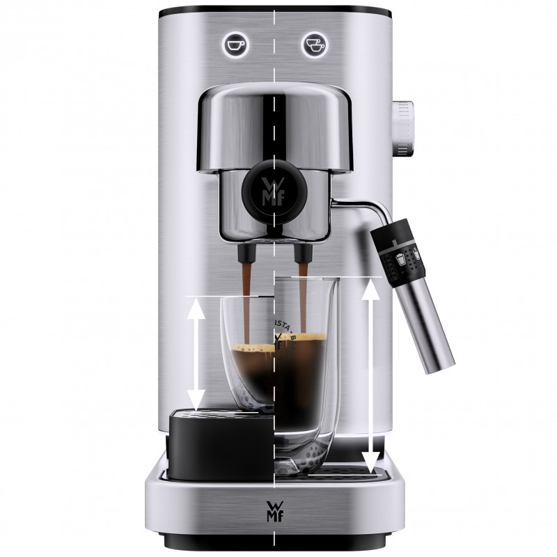 Máquina de café expresso com filtro WMF Lumero, Cromargan