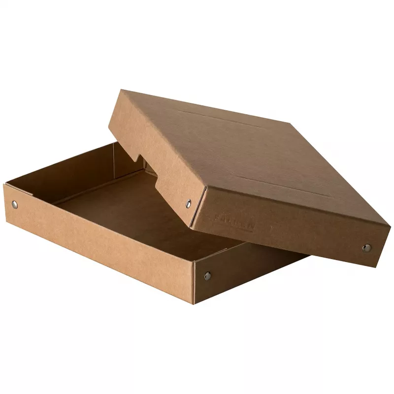 Caixa de armazenamento FALKEN PURE 500 folhas, 18 x 25 x 4 cm, castanha