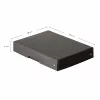Caixa de armazenamento FALKEN PURE 500 folhas, 18 x 25 x 4 cm, preta