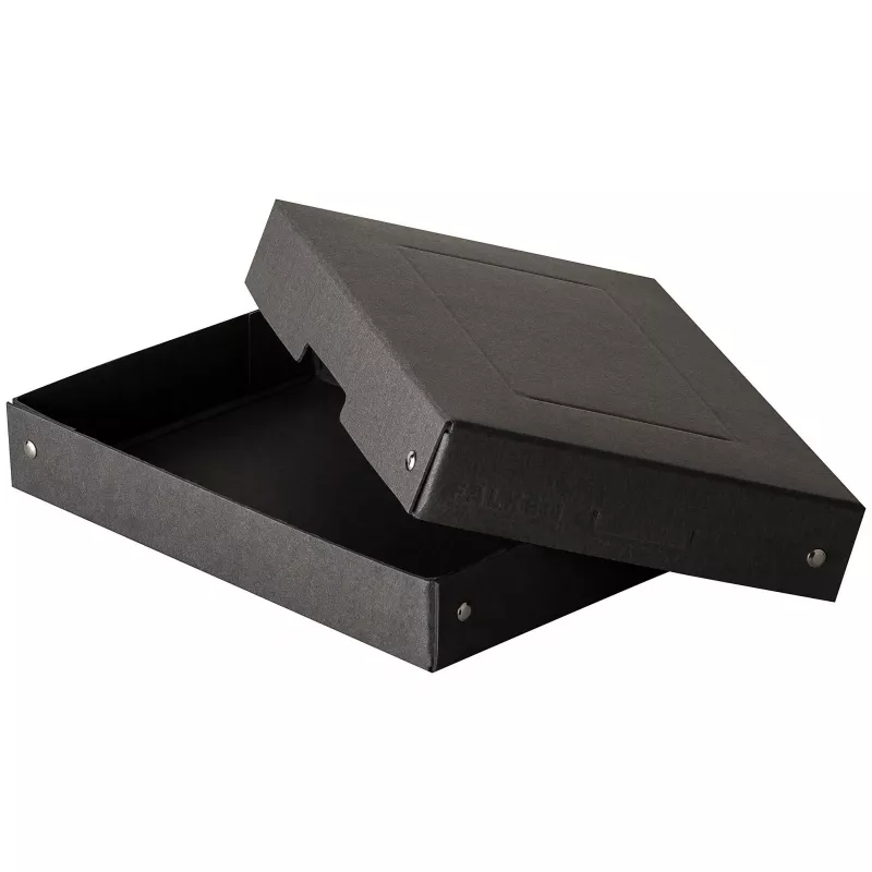 Caixa de armazenamento FALKEN PURE 500 folhas, 18 x 25 x 4 cm, preta