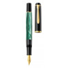 Caneta de tinta permanente Pelikan Classic M200, verde marmorizado