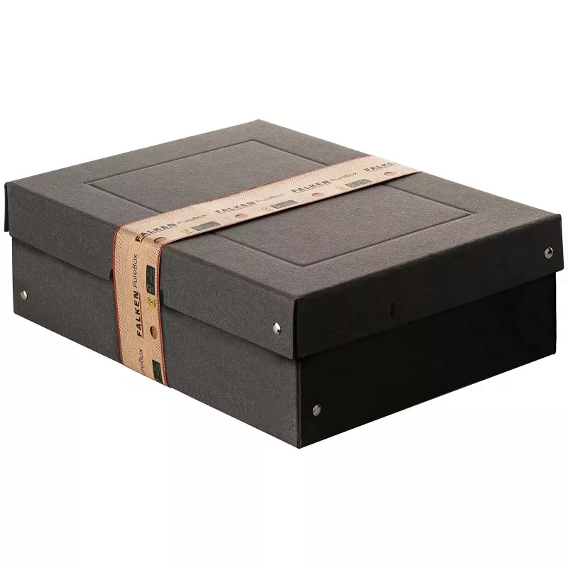 Caixa de arrumação FALKEN PURE 7,0 l preta 24,0 x 32,0 x 10,0 cm