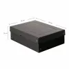 Caixa de arrumação FALKEN PURE 7,0 l preta 24,0 x 32,0 x 10,0 cm