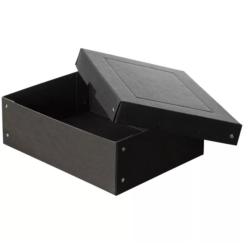 Caixa de arrumação FALKEN PURE 7,0 l preta 24,0 x 32,0 x 10,0 cm
