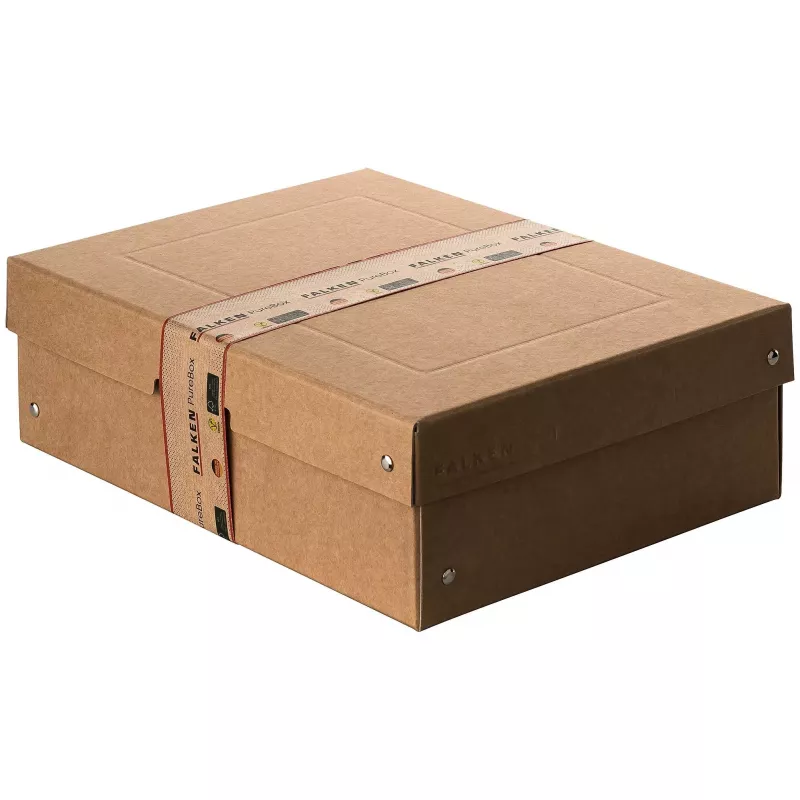 Caixa de arrumação FALKEN PURE 7,0 l castanha 24,0 x 32,0 x 10,0 cm