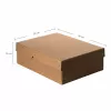 Caixa de arrumação FALKEN PURE 7,0 l castanha 24,0 x 32,0 x 10,0 cm