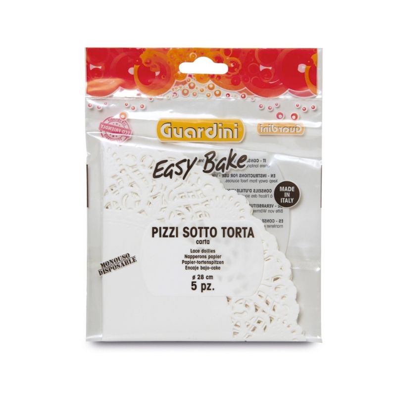Guardanapos decorativos de papel Guardini Easy Bake Ø 28 cm, 5 unid.