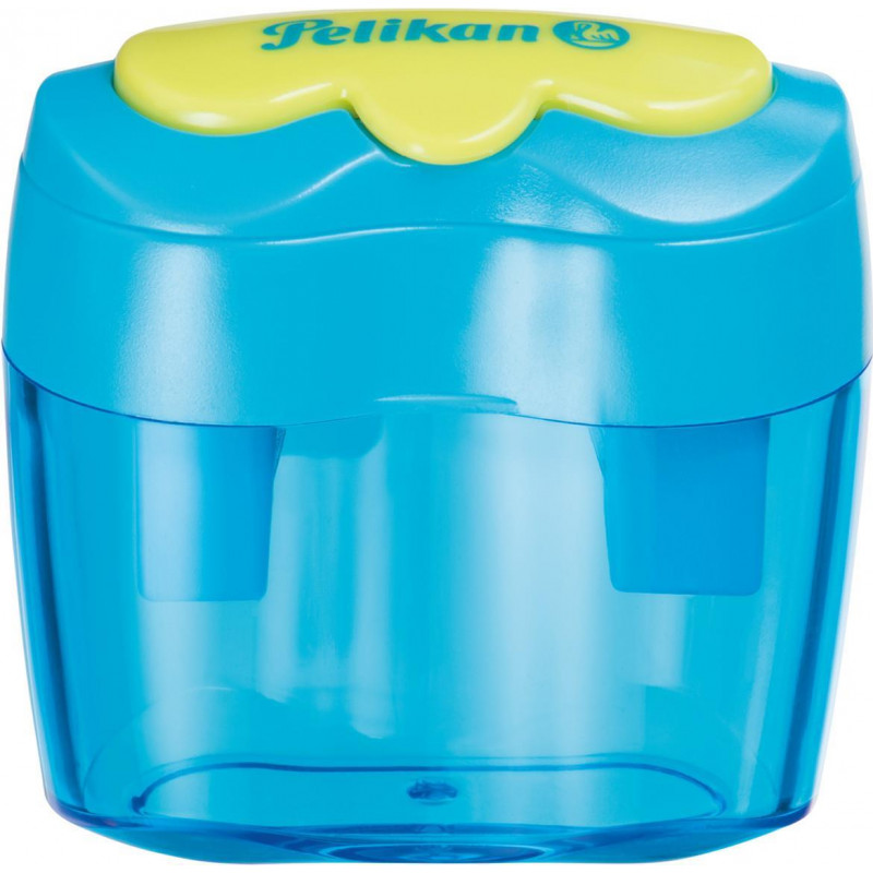 Afia-lápis duplo Pelikan Flower com depósito, azul (700702)